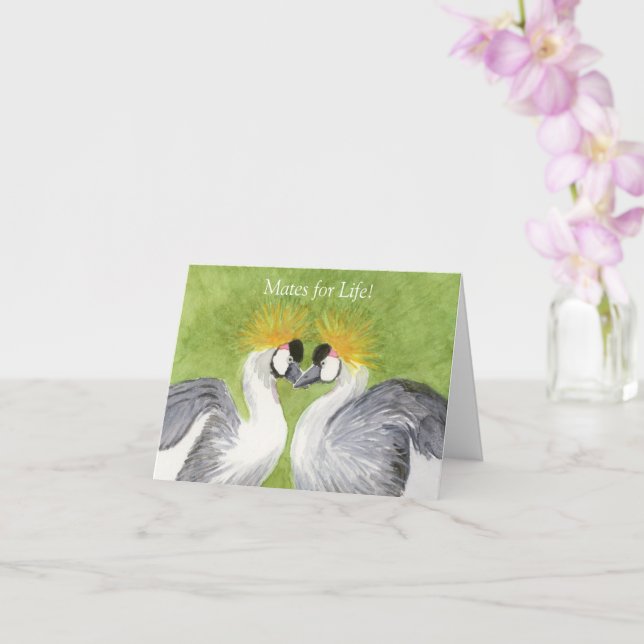 Cartão de Aniversário de Gruas (Orquídea)