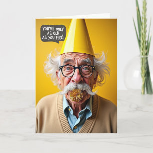 Cartão de Aniversário de Homem Alegre