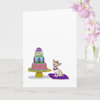 Cartão de aniversário de humor de cão
