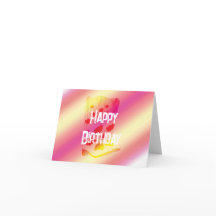 Cartão de aniversário de inicialização escoot