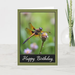 Cartão de Aniversário de Inseto da Natureza