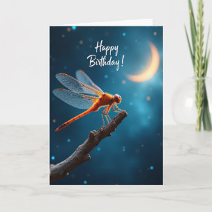 Cartão de Aniversário de Inseto Radiante