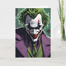 cartão de aniversário de joker