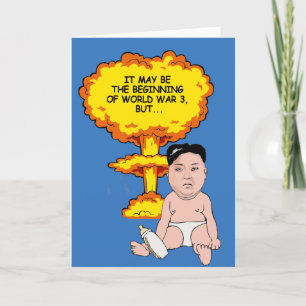 Cartão de Aniversário de Kim Jong Un - Espero que
