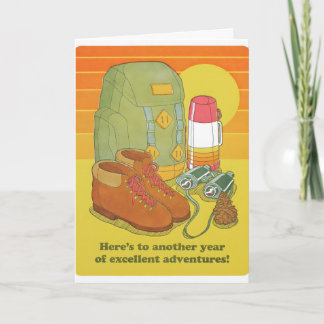 Cartão de Aniversário de Letterpress de Excelentes