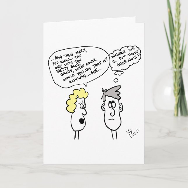 Cartão de aniversário de Loucos de cerveja (Frente)