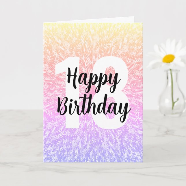 Cartão de Aniversário de Mandala Grande (Planta pequena)