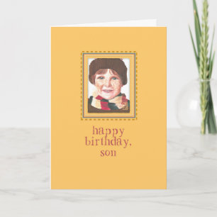 Cartão de Aniversário de Menino para Filho