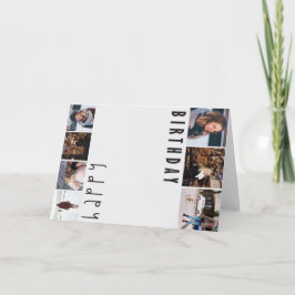 Cartão de aniversário de Modelo personalizável