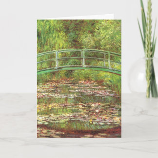 Cartão de aniversário de Monet