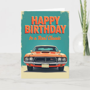 Cartão de Aniversário de Músculo Clássico
