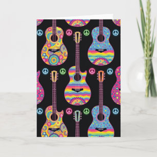 Cartão de Aniversário de Música Groovy
