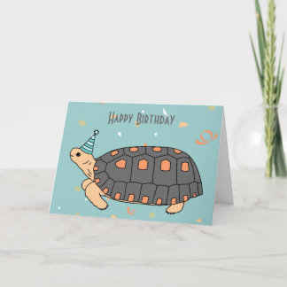 Cartão de Aniversário de Pé Vermelha Personalizáve