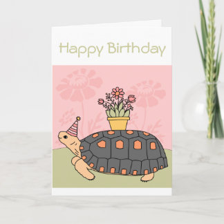 Cartão de Aniversário de Pé Vermelha Personalizáve