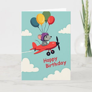 Cartão de Aniversário de Piloto Caprichoso
