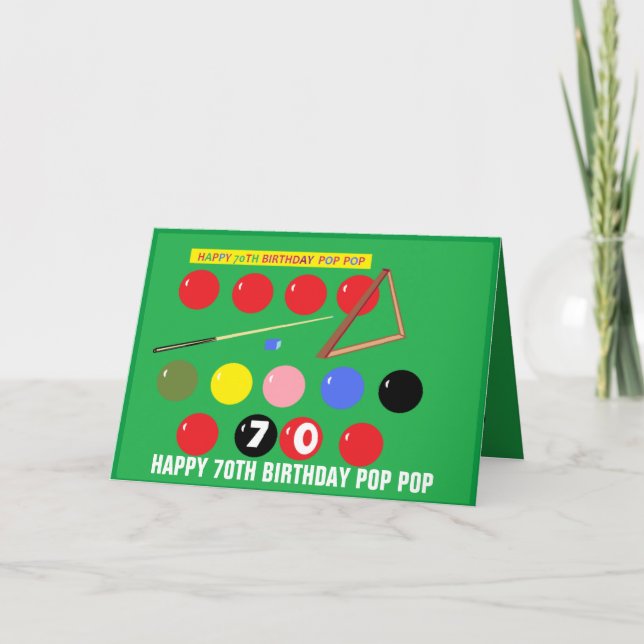 CARTÃO DE ANIVERSÁRIO DE pop POP para avô (Frente)