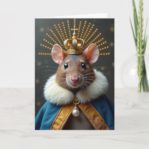 Cartão de Aniversário de Roedor Regal