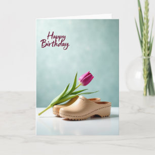 Cartão de Aniversário de Sapato Rústico