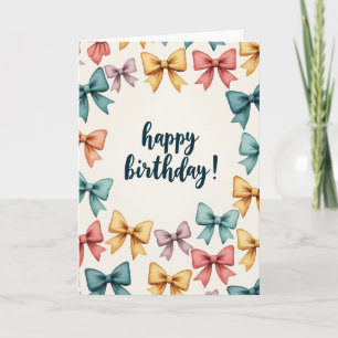 Cartão de Aniversário de Script Especial