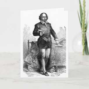 Cartão de Aniversário de Shakespeare