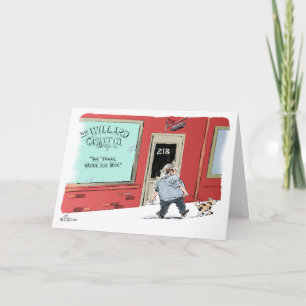 Cartão de aniversário de Slogan da Casket Co.