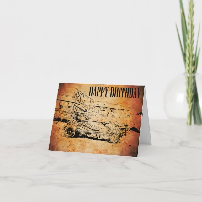 Cartão de aniversário de Stu Smith (Frente)