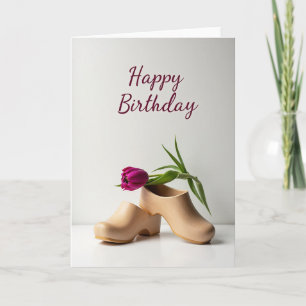 Cartão de Aniversário de Tamancos Elegantes