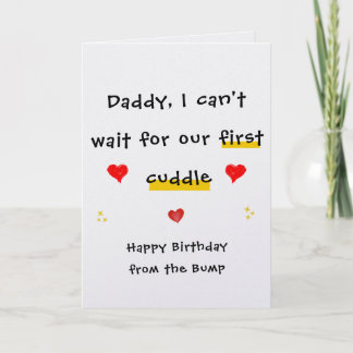 Cartão de Aniversário de The Bump - Papai Vai Ser