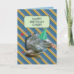 Cartão De Aniversário De Um Velho Engraçado Com Ig<br><div class="desc">O cartão de aniversário de Iguana para ele com um trocadilho de iguana 'fora da escala' que vai colocar um sorriso no rosto de seu amigo ou parente. Para torná-lo ainda mais especial, você pode adicionar seu nome e uma mensagem a esta carta de iguana moderna e engraçada para torná-la...</div>