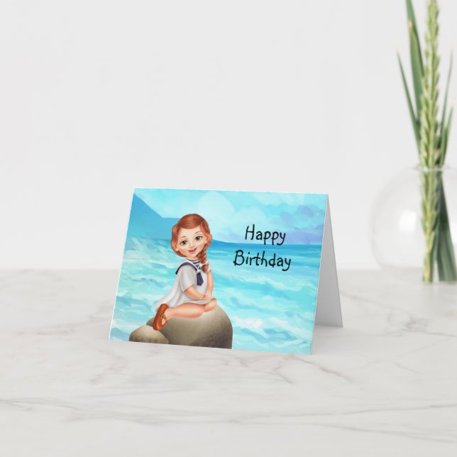 Cartão de aniversário de uma criança (Frente)