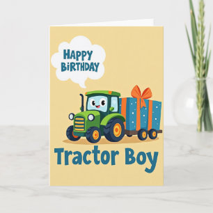 Cartão de Aniversário de Veículo Divertido