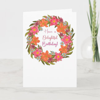 Cartão de Aniversário Delicioso