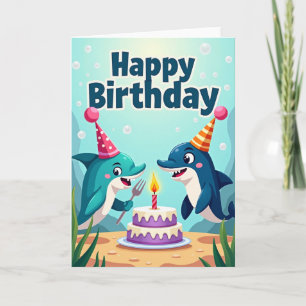 Cartão de Aniversário Divertido