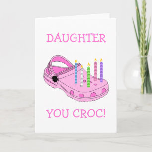 Cartão de Aniversário Divertido para Filha - Você