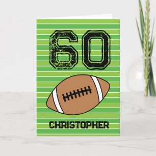 Cartão de Aniversário do 60º Futebol Verde