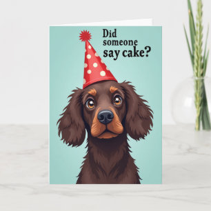 Cartão de Aniversário do Amigo Peludo
