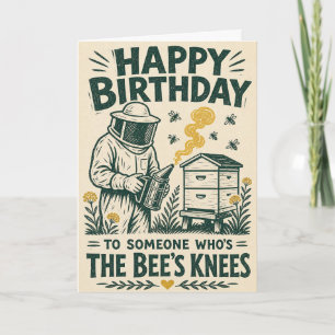 Cartão de Aniversário do Apiário Abelha's Knees
