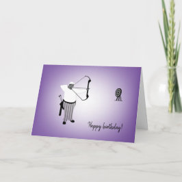 Cartão de Aniversário do Archer de Designs de Dive