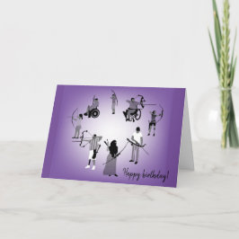 Cartão de Aniversário do Arquivo de Designs de Div
