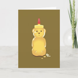 Cartão de Aniversário do Bear Mel