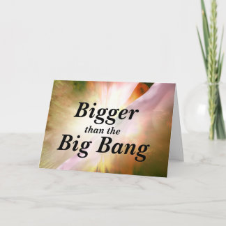 Cartão de Aniversário do Big Bang