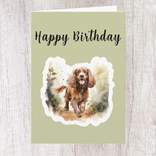 Cartão de Aniversário do Cachorro-Cachorro-Cachorr