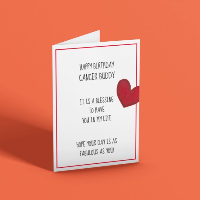 Cartão de Aniversário do cancer (Criador carregado)