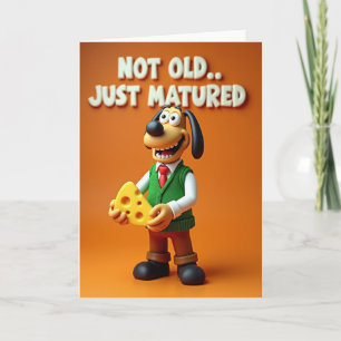 Cartão de Aniversário do Cão Elegante