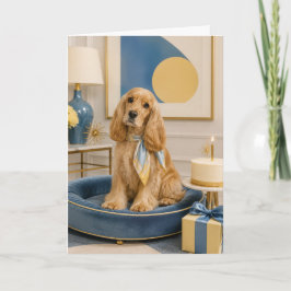Cartão de Aniversário do Cocker Spaniel