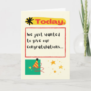 Cartão de Aniversário do Colega Funny