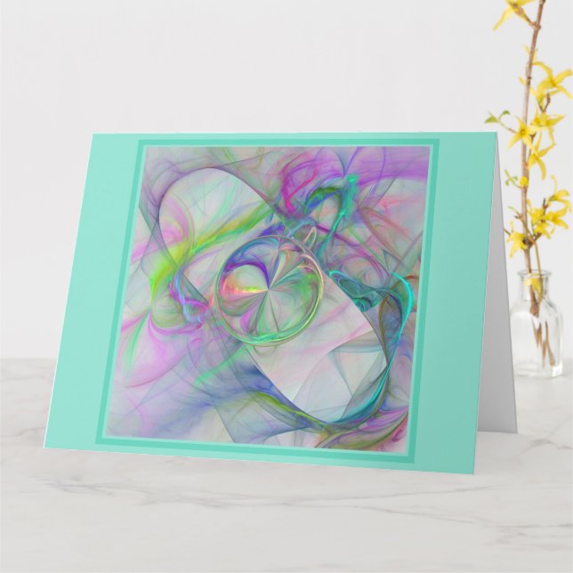 Cartão de Aniversário do Conselho de Passagem - Ca (Flor Amarela)