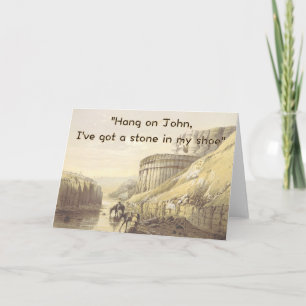 Cartão de Aniversário do Cowboy Engraçado Humoráve