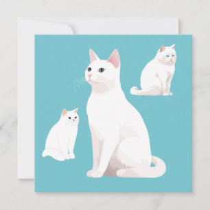 Cartão de Aniversário do Demure Cats