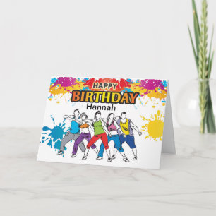 Cartão de Aniversário do Estilo de Malhação DA
